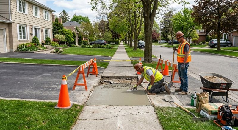 Concrete Sidewalk Installation Service
